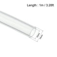 thumbnail image 2 of Uxcell Tubing Tube Air Hose Water Pipe for Pump  Silicone Rubber 1pcs 0.39'' x 0.55'', 2 of 3