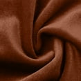thumbnail image 5 of QATAINLAV Velvet Shirts for Women Dressy Casual Long Sleeve V Neck Blouse Solid Color Ruffle Trim V Neck Holiday Tops, Brown, L, 5 of 9