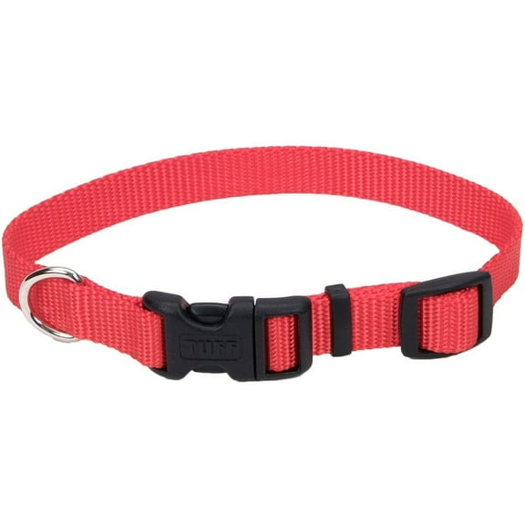 Coastal Pet Tuff Side Release Adjustable Dog Collar, Red, 14-20 Inch