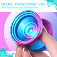 thumbnail image 2 of MAGICYOYO V8 Professional Responsive Yoyo Metal Dual Purpose (Blue Purple Green), 2 of 8