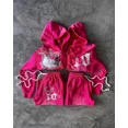 thumbnail image 3 of Conjunto de 2 piezas de sudadera con capucha y pantalón deportivo con cremallera de Tenthseries Y2K para mujer, estilo hip hop, gótico, con estampado de dibujos animados, sudadera, pantalón informal, 3 of 5