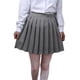 thumbnail image 4 of Beautifulfashionlife Faldas Plisadas Planas De Cintura Alta De Uniforme Escolar Para Mujer (Xl Gris Oscuro), 4 of 5