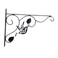 thumbnail image 2 of Plantas colgantes Soporte de patio decoración de hierro estable un de pared de pared de servicio pesado único para macetas de macetas de flores, 2 of 8
