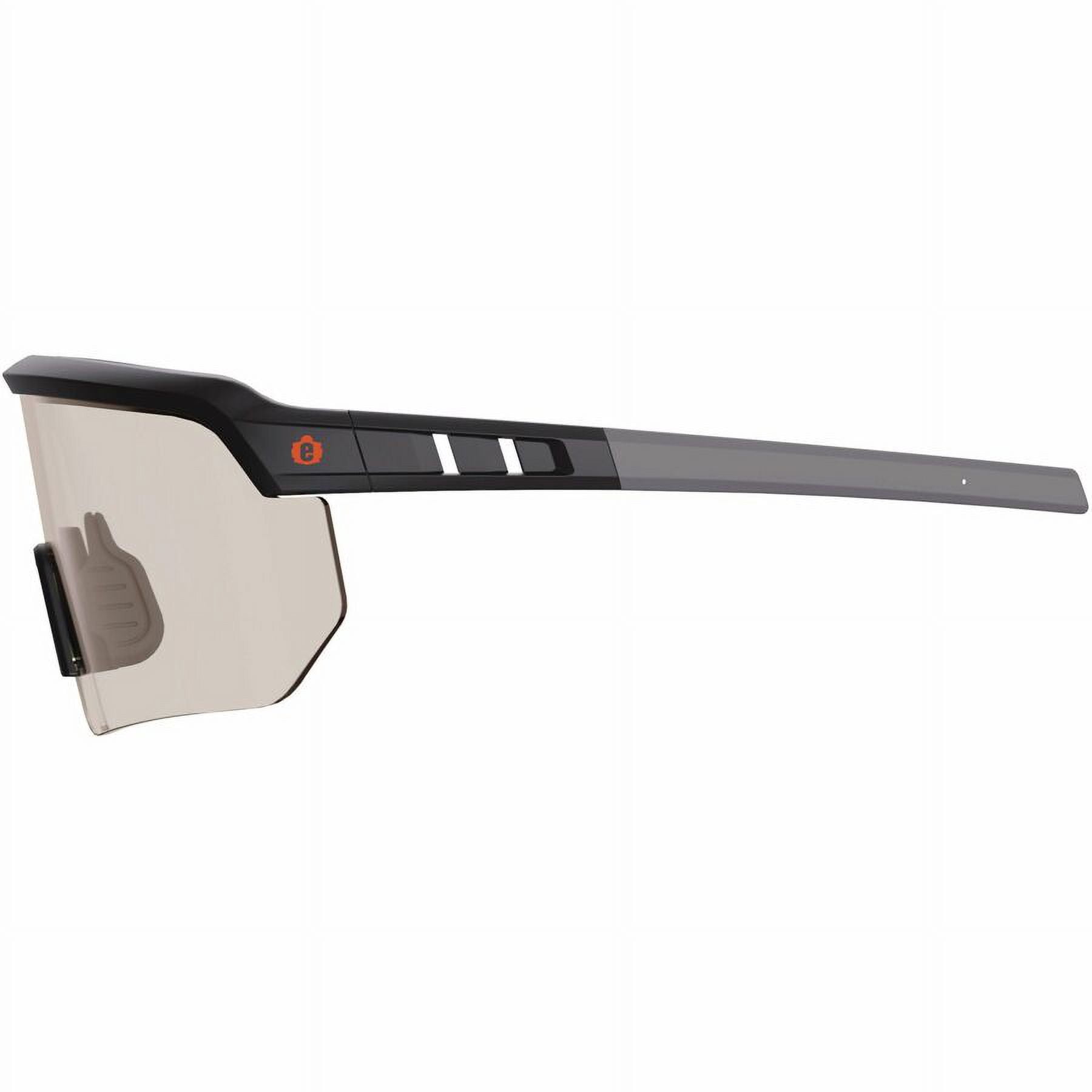 Ergodyne AEGIR Enhanced Anti-Fog Safety Glasses, Matte Black Frame