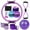 #2-Purple, variant on Kyusrd Yoga Pilates 13 Piece Fitness Set Home Exercise Novice Yoga Equipment Accessories