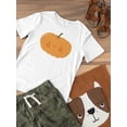 thumbnail image 3 of Funny Cute Big Pumpkin T-Shirt Toddler -Image by Shutterstock,  4 Toddler, 3 of 4