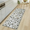 thumbnail image 2 of Pebbles Bath Rug Runner Soft & Absorbent Bathroom Rugs Non Slip Large Bath Rug Runner for Kitchen Bathroom Floors 19.7X63in, 2 of 6