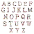 thumbnail image 1 of Hearth & Gear Letter Patch Set Of Pearl Rhinestone Shiny Pearl Letter Patch Clothes Applique Imitation Pearl Letter Patch (Colorful) DIY Letter Sticker A Stickers Thick Decal Science Stickers for, 1 of 7