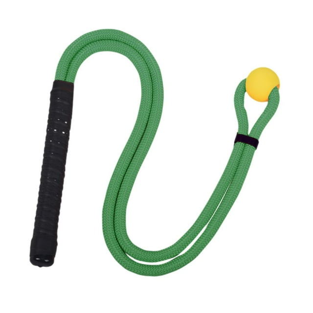 jinwen Golf Swing Practice Rope Golf Swing Rope for Adult Players Women Men green