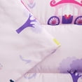 thumbnail image 2 of Nap Mat with Removable Pillow for Kids Toddler Boys Girls Daycare Preschool Kindergarten Sleeping Bag, Princess Castle Fairy Carriage Printed on Pink, 100% Soft Microfiber, 2 of 4