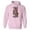 Pink, variant on Merry Slothmas Hoodie Sweatshirt Unisex Large White