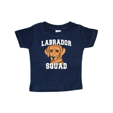 

Inktastic Dog Labrador Squad Gift Baby Boy or Baby Girl T-Shirt
