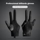 thumbnail image 2 of Guantes de billar de dedo completo antideslizantes, guante de billar de 3 dedos, mano izquierda/derecha, accesorios deportivos de billar, 2 of 5