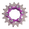 thumbnail image 4 of ZTTO Bicycle Single Speed Gear 17T Single Gear Fixed Bicycle Sprocket, 4 of 5