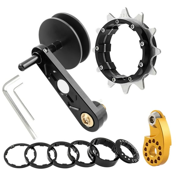 Single Speed Conversion Kits Bicycles Single Speed Adjuster Converter Chain Guide Cassettes Cog Bike Chain Tensioner
