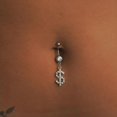 thumbnail image 3 of Anillo de ombligo, peligro de perforación del ombligo de verano, anillo de ombligo, cintura de bikini de barra, joyería de mujer, 3 of 5