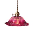 thumbnail image 2 of Stgfyxgs Flower Pendant Light Flower Glass Hanging Lamp, Ceiling Lamp, Minimalist ,Small Chandelier Flower Chandelier, for Living Room violet, 2 of 9