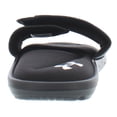 thumbnail image 2 of Under Armour Men's Adjustable Strap Memory Foam Ignite VI Slide Sandals (Black/White, 10), 2 of 13