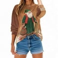thumbnail image 5 of YUGYXL Womens Christmas Sweatshirts Loose Fit Christmas Patterns Long Sleeve Pullover Casual Holiday Merry Xmas Sweatshirt G Multicolor S, 5 of 9