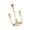Gold, variant on Lynono Traditional 3 Branch Candleholder Metal Candelabra For Dining Table SettingG1ftIron 3 Arm Taper Candlestick Holders Retro Metal Candelabra For Wedding Decors