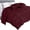 Burgundy, variant on Comforter Duvet Insert, Quilted Comforter with Corner Tabs, Box Stitched Down Alternative Comforters Twin Size (Burgundy)