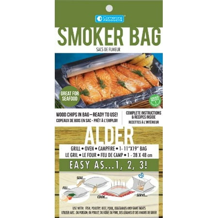 Smoker Bag - Alder Smoking Bag for Indoor or Outdoor Use - Easily Infuse Natural Wood
