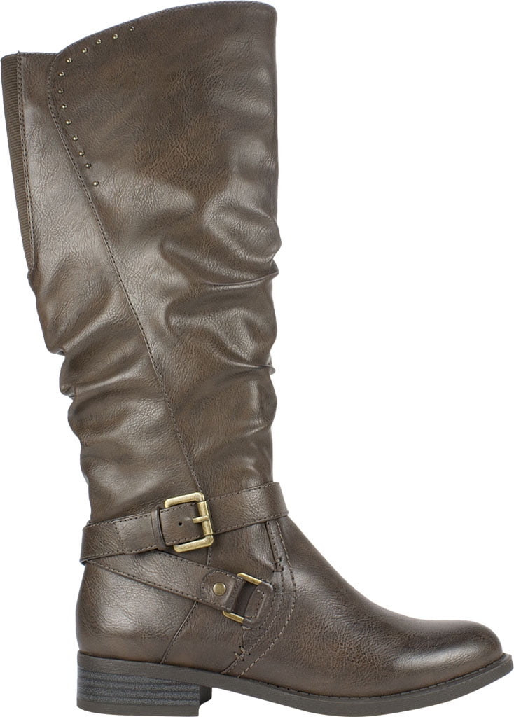 plum leather ankle boots