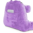 thumbnail image 4 of Husband Backrest Pillow Medium Light Purple - Detach Neck Roll, Removable Cover, 4 of 8