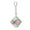 Green pink, variant on Keyboard Fidget Toy Keychain,4 Key Mechanical Keyboard Decompression Toy Macaron color for Decompression Decoration(A Style 4 Colors)