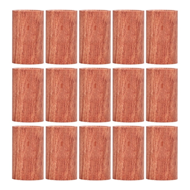 Difusor de aceites esenciales de madera de palisandro, minidifusor redondo portátil para aromaterapia, 15 unidades