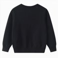 thumbnail image 6 of TOWED22 Girl's Love Embroidery Cardigan Sweater Button Down V Neck Knitted Long Sleeve Outerwear,Black,7-8 Y, 6 of 8