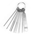 thumbnail image 3 of Guitar Bridge Saddle Nut Files Set, 13 Needles Kit Accessory Stainless Steel For Filing String Slots Into Nuts and Bridges, Suitable For Guitar and Ukelele, 3 of 7