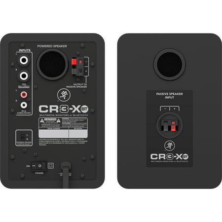 Mackie - CR3-X Multimedia Powered Studio Monitors - Black