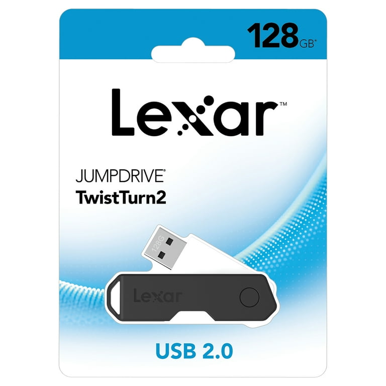 Lexar JumpDrive TwistTurn2 USB 2.0 Flash Drive (128 gb), LJDTT2