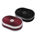 thumbnail image 3 of 12 “x2” Oval Air Filter Air Flow Cleaner for 5-1/8” Connector, 3 of 7