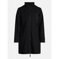 thumbnail image 6 of Ozark Trail Women's and Women's Plus Long Zip Rain Jacket with Hood, Sizes XS-3X, 6 of 6
