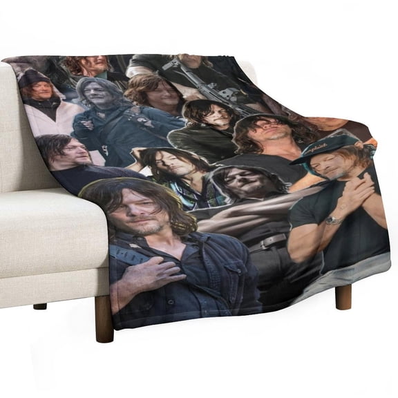 Walking Dead Throw Blanket Cozy Warm Flannel Blanket for Living Room Bedroom Bed Sofa Camping Travel, All Seasons Fleece Blankets Gifts for Kids Girls Boys Adults 30"x40"