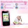 thumbnail image 4 of Smartphone WEOLULI Kids con tarjeta SD 8G para niños de 3 a 8 años, juegos educativos, 4 of 7