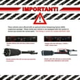 thumbnail image 3 of TRQ 5 Piece Air Suspension Kit Front Shock Assemblies w/ Rear Springs for MB New PAA80072, 3 of 4