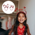 thumbnail image 1 of FESTFENDS 2Pack Valentine Day Hair Hoop with Heart Shaped Design for Women Stage Performances, 1 of 7