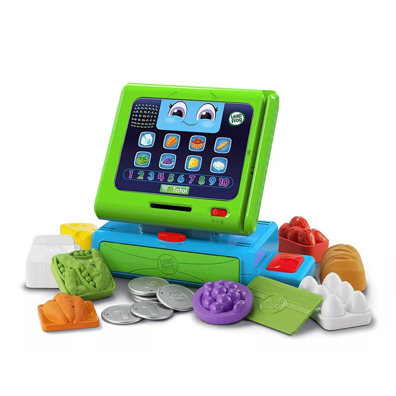 Caja Registradora Leap Frog Niños Infantil Compra Y Cuenta verde 20pz