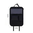 thumbnail image 4 of Deeceymbur Car Seat Back Storage Bag, Multifunctional Dining Table Storage, Kick-proof Pad Storage Bag, for Multifunctional Storage on Car Seat Backs Black, 4 of 8