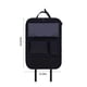 thumbnail image 4 of Organizador de respaldo de asiento de coche de cuero con bolsillo para tableta - 4 compartimentos de almacenamiento, protección antipatadas, ajuste universal para la mayoría de vehículos, 4 of 8