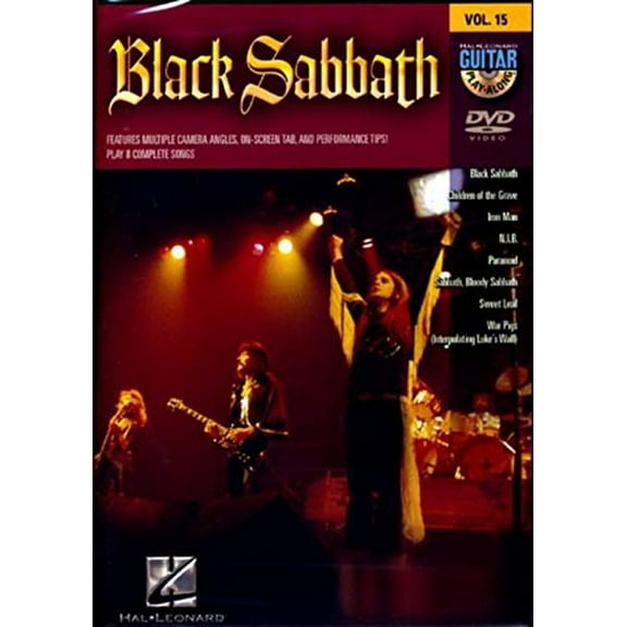 BLACK SABBATH - GUITAR PLAY-ALONG DVD VOLUME 15