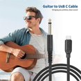 thumbnail image 5 of TYPE-C to 6.35mm 1/4 TRS Audio Stereo Cable Type C to 6.35mm Aux Jack Cord for Amplifier Home Theater Mixer 200cm, 5 of 5
