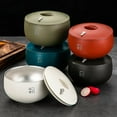 thumbnail image 2 of POINTERTECK Salad Container Anti-scalding Food-grade Durable Rice Noodles Bento Bowl Kitchen Cutlery Tool, 2 of 5