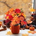 thumbnail image 6 of Uuiauoio Fall Flowers Artificial for Decoration: Fake Flower for Table Centerpieces - Faux Autumn Floral Arrangements for Home Thanksgiving Decor ,Thanksgiving Harvest Decoration, 6 of 6