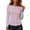 Purple, variant on Women Solid High‑Stretch Yoga Top, Breathable Long Sleeve Workout Shirt with Mesh Back, Slim Fit Sports Pullover for Running Gym Training Purple XL(XL)
