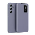 thumbnail image 2 of ShellTech Wallet Case for Samsung Galaxy S25,Window View Card Holder Slot Leather Smart Case Shockproof No-flip Answering Cover for Galaxy S25,Purple, 2 of 8