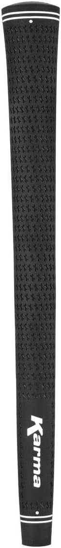 Karma Velour Black Jumbo Golf Grips for Men (9 Pack), +1/16” Oversized